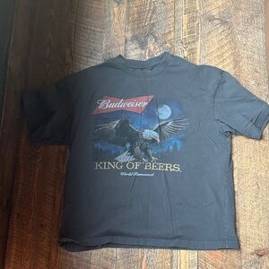 Budweiser Black Graphic Eagle Kids Tee